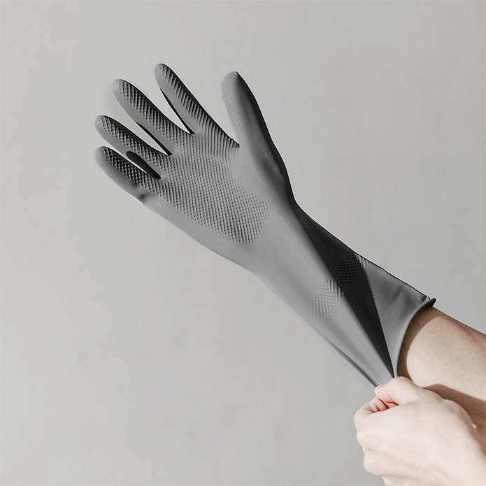 일상에서 딱 맞는 튼튼한 라텍스 장갑, 설거지와 요리에 딱 좋아요!