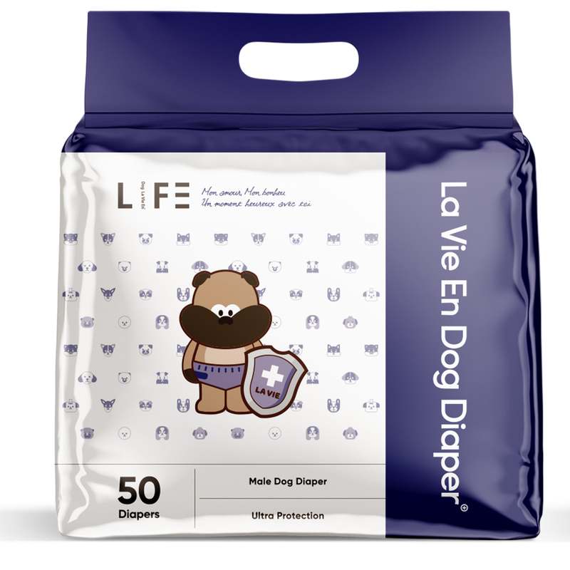 수컷 강아지 배변 훈련에 딱! 편리한 기저귀와 매너벨트 추천