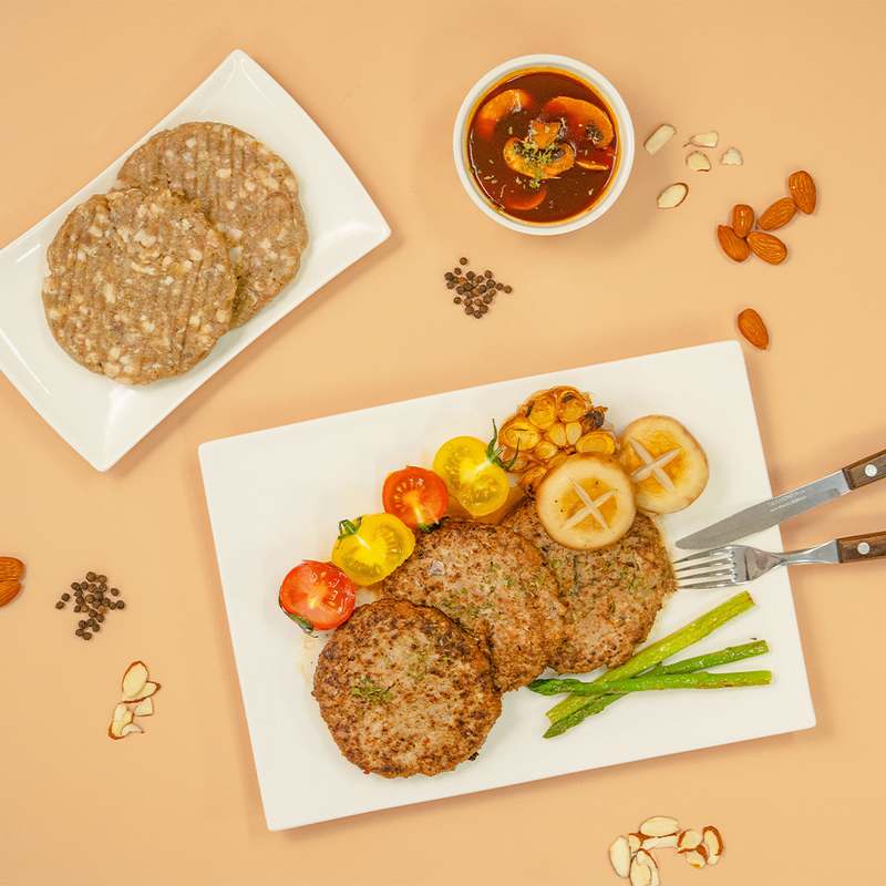 무설탕과 글루텐 프리로 즐기는 맛있는 함박 스테이크, 집에서도 간편하게!