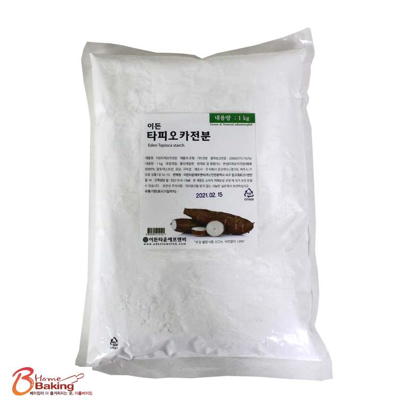 반죽 대용으로 딱! 타피오카전분 1kg로 요리의 폭을 넓혀보세요