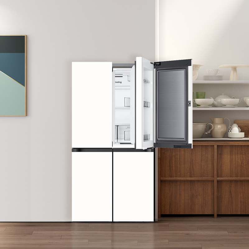 가정에 딱 맞는 스마트 냉장고, 삼성 비스포크 AI 25년형 4도어 모델 소개