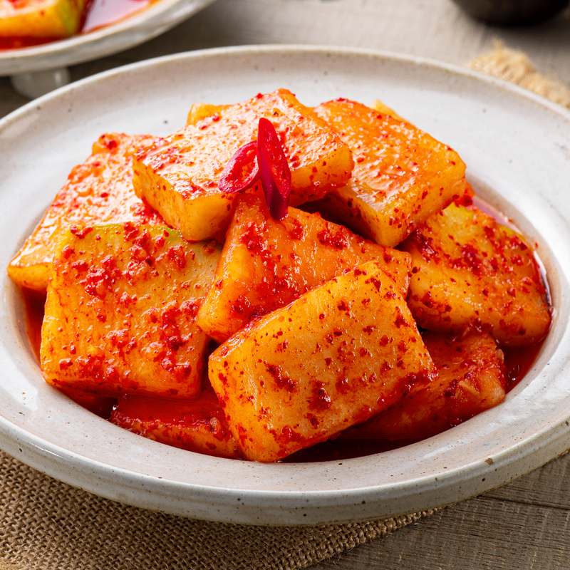 집에서 맛보는 전라도식 총각김치와 알타리김치, 신선하게 당일 만들어 드립니다