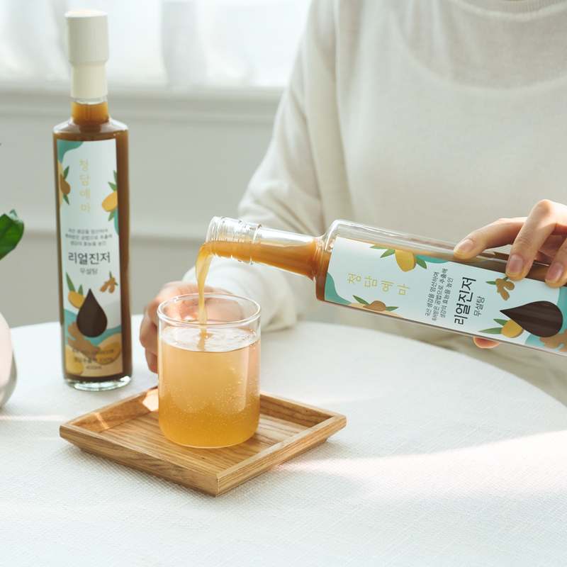 명절 선물로 딱 좋은 배도라지청과 생강원액 세트, 부담 없이 즐기세요!