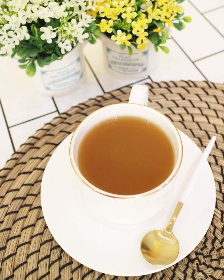 집에서 즐기는 건강한 생강차, 생강청과 배대추진액으로 따뜻하게