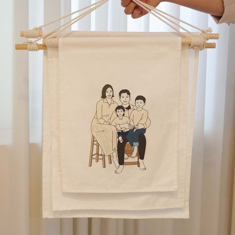 집들이와 결혼 선물로 딱인 맞춤형 패브릭 포스터 추천!