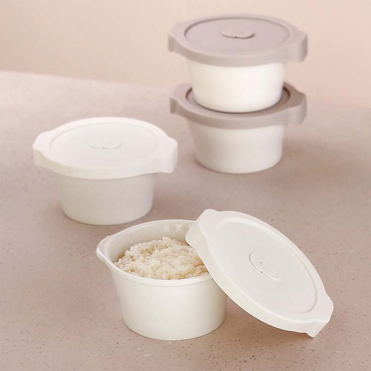 집에서 간편하게 사용하는 도자기 밥용기, 냉동과 전자렌지 모두 OK!