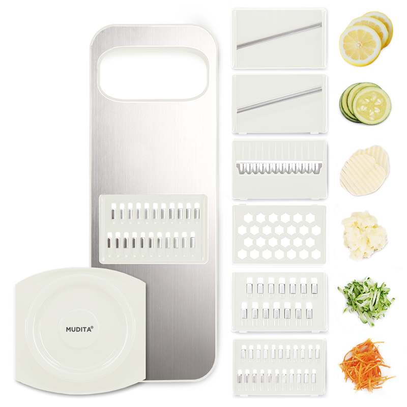 냉장고 속도와 손쉬운 채썰기! 무디타 스텐 채칼 세트로 간편하게