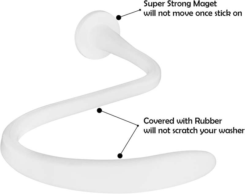 세탁기 문이 쉽게 열리지 않도록 도와주는 간단한 고정 클립