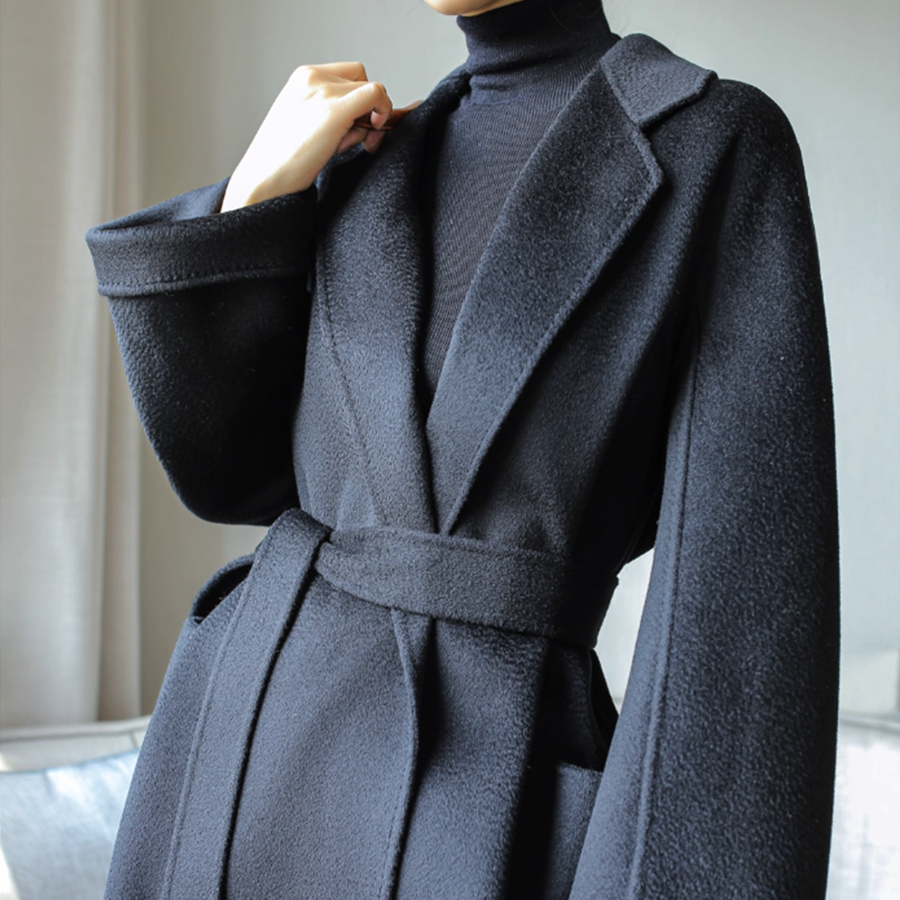 포근하고 가벼운 여성 겨울 코트, 캐시미어로 따뜻하게 입어요!