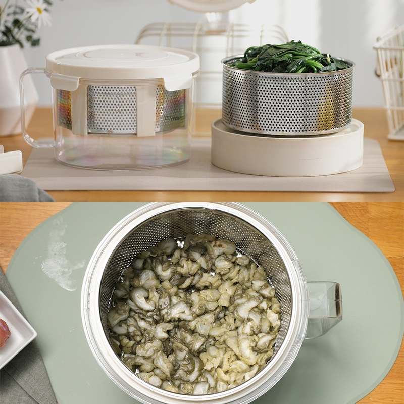 쉽고 빠르게 채소와 두부를 손질하는 비법, 킹스텐 요술 짤순이 소개!