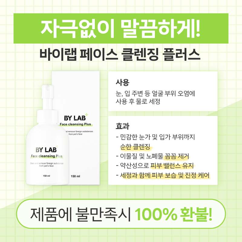 강아지 얼굴 세정에 딱! 페이스 클렌징 플러스 소개와 사용 팁