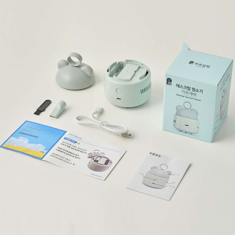 일상 속 청소를 더 쉽고 깔끔하게! 프로살림 지우개 청소기 가루와 똥 제거용 지우개싹