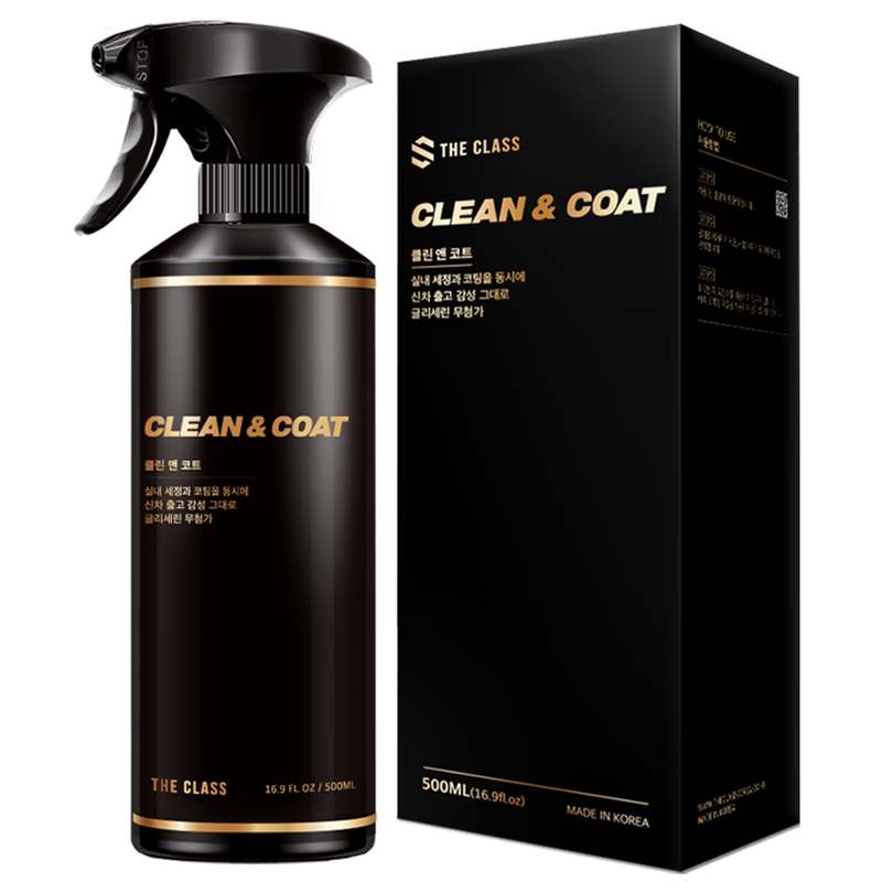 자동차 실내를 새것처럼! 클린앤코트 세정제와 코팅제로 깔끔하게 관리하는 방법