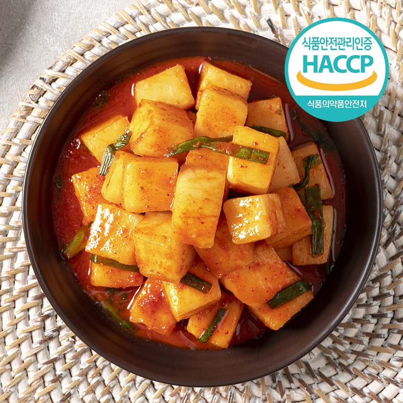 50년 전통의 국내산 깍두기, 운림가 김치로 맛보세요!