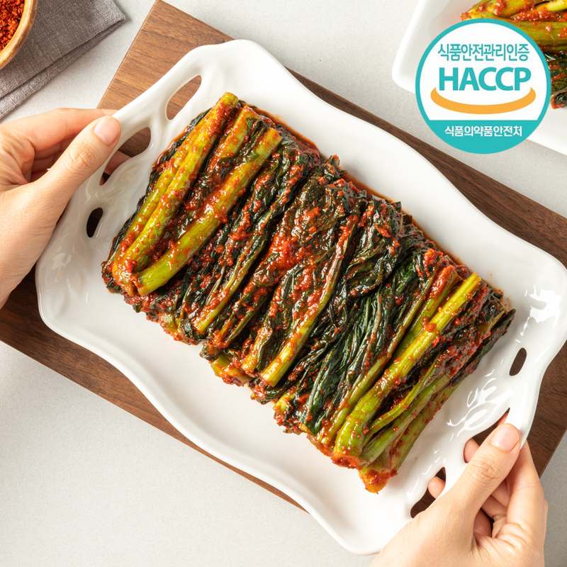 오래된 전통의 맛, 여수 돌산 갓김치를 집에서 즐기세요!