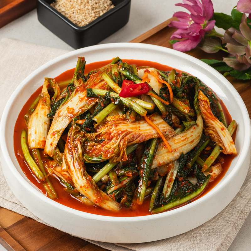 50년 전통의 매콤하고 아삭한 열무와 얼갈이 김치, 집에서 즐기기 딱 좋아요!