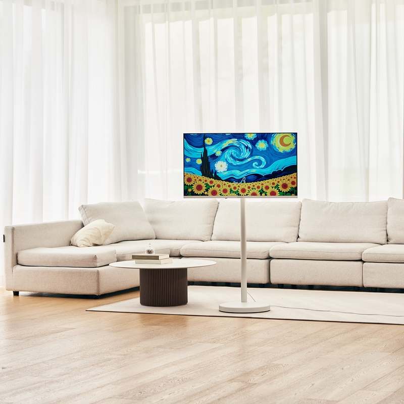 가볍고 스마트한 이동식 TV, 집에서도 야외에서도 즐기기 딱 좋아요!