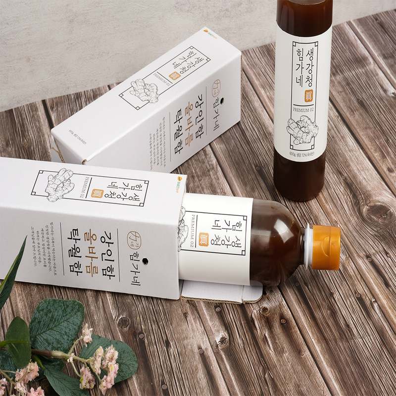 집에서 즐기는 건강한 생강차, 힘가네 생강청으로 간편하게 만들어요!