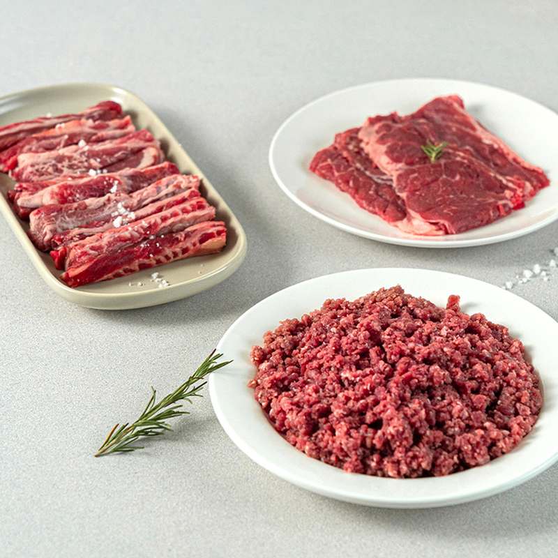 집에서 즐기는 신선한 호주산 목초우 고기, 어떤 부위가 맛있을까?