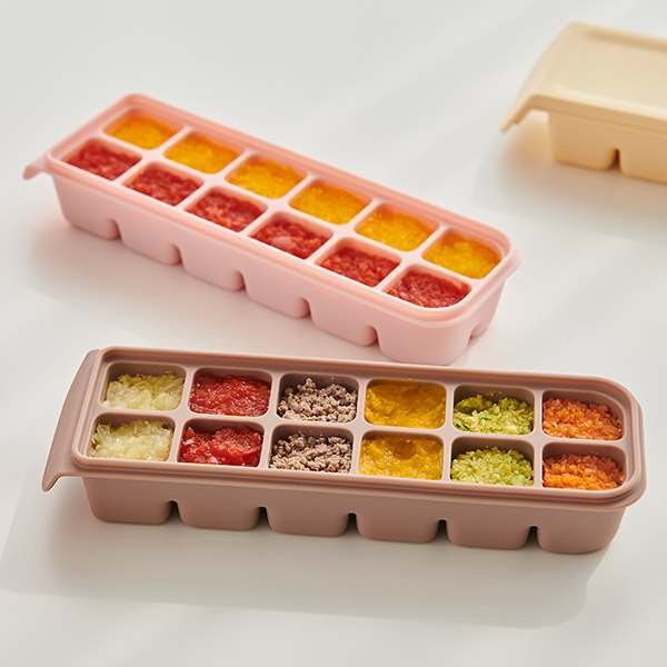 쉽고 깔끔하게! 이유식 보관에 딱인 실리콘 큐브틀 추천