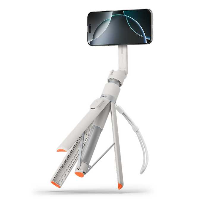 편하게 셀카 찍기 좋은 롱바디 셀카봉, 원터치로 간편하게!