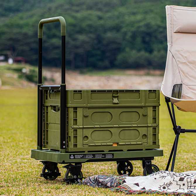 쉽고 편하게 사용할 수 있는 접이식 카트, 시장이나 쇼핑몰에서 딱 좋아요