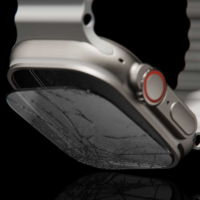 애플워치 울트라 3 2 1 강화유리 필름, 두 장으로 더 안전하게