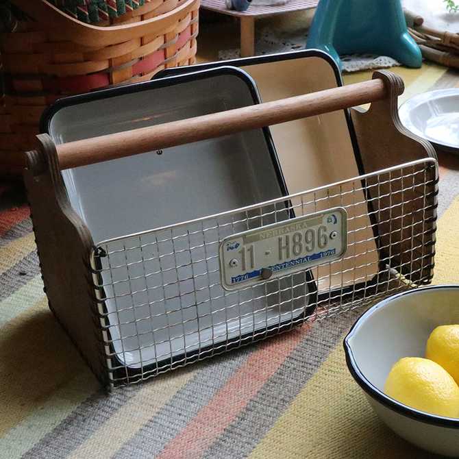 편리하게 사용할 수 있는 법랑 사각트레이, 에지리 레모 M 인덕션 오븐과 에어프라이어