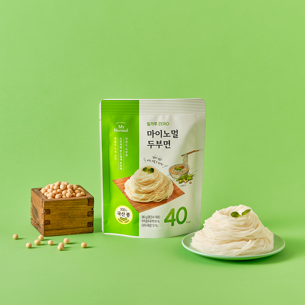 마이노멀 100% 국산콩 두부면 저칼로리 두유면 식단 단백 글루텐프리 180g 10개입