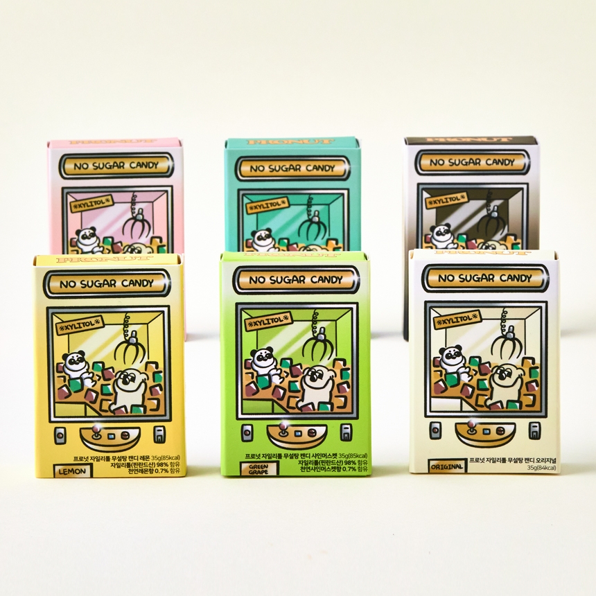 프로넛 무설탕 자일리톨 캔디 6가지맛 세트 화이트데이 사탕 선물포장 대량주문