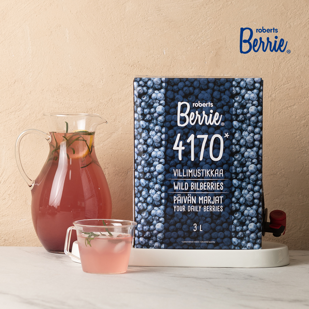 가정에서도 간편하게 즐기는 야생 빌베리 디스펜서, 3리터 용량으로 넉넉하게!