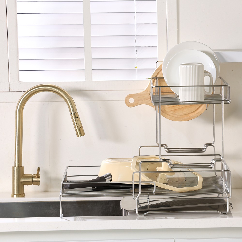 집에서 쉽게 사용하는 확장형 식기 건조대, 깔끔하게 정리하는 방법