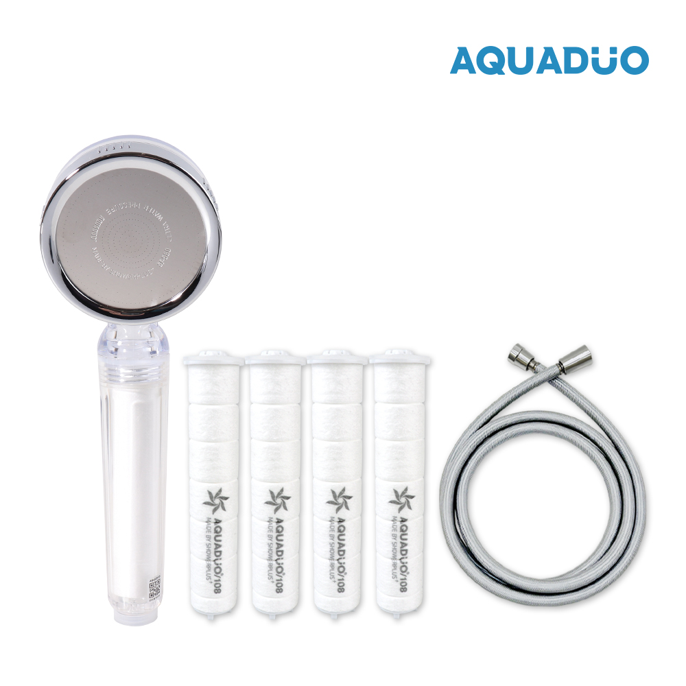 쉽고 편리하게 물을 깨끗하게! 아쿠아듀오 필터샤워기 세트 소개