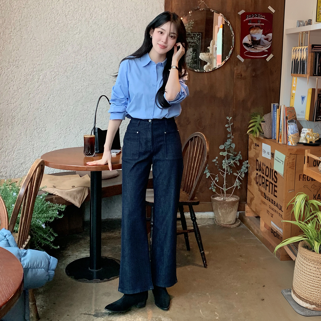 편하게 입기 좋은 와이드핏 데님, 포켓이 포인트인 스판 데님 소개!