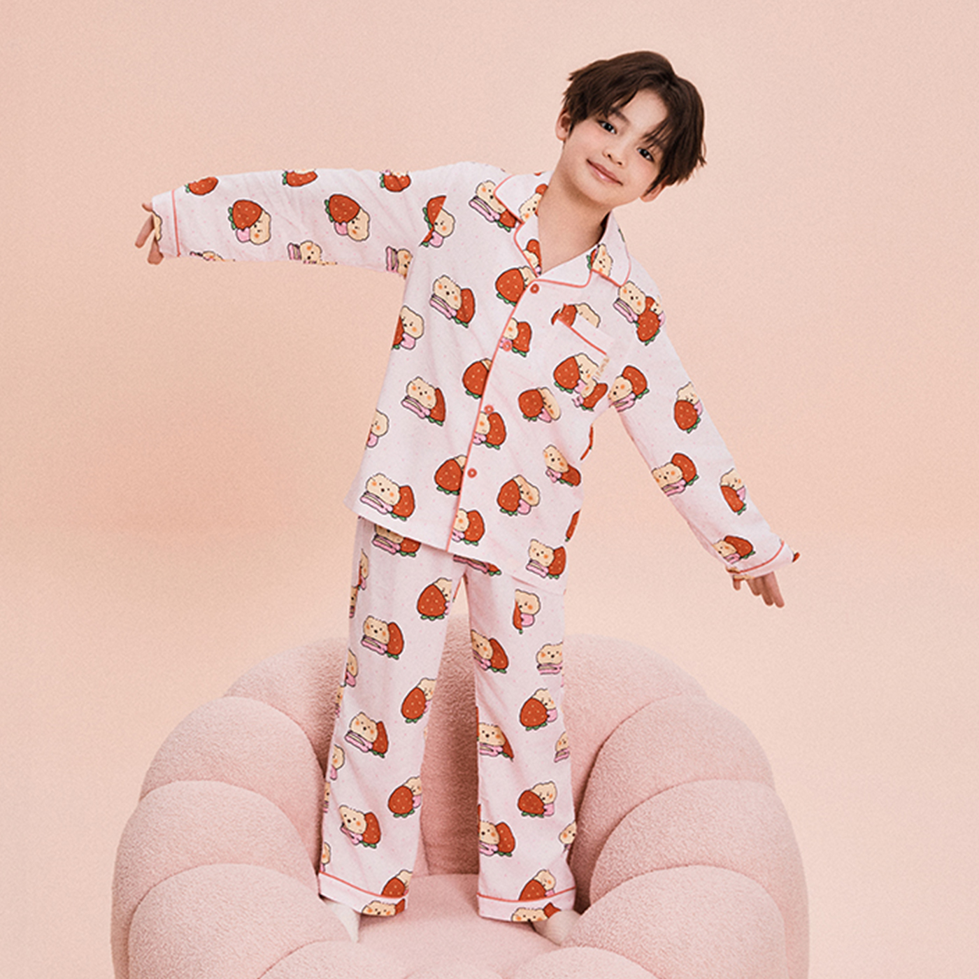 아이들이 좋아하는 망고미 긴팔 파자마, 편안하고 귀여운 잠옷 추천!