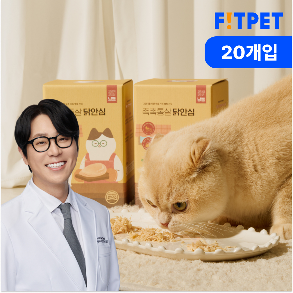 고양이 간식, 촉촉하고 건강하게! 냥쌤 닭고기와 생선 안심 간식 추천