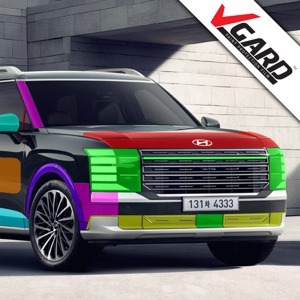 팰리세이드 LX3 풀체인지 모델, 헤드라이트와 센서 부분만 따로 교체하는 방법