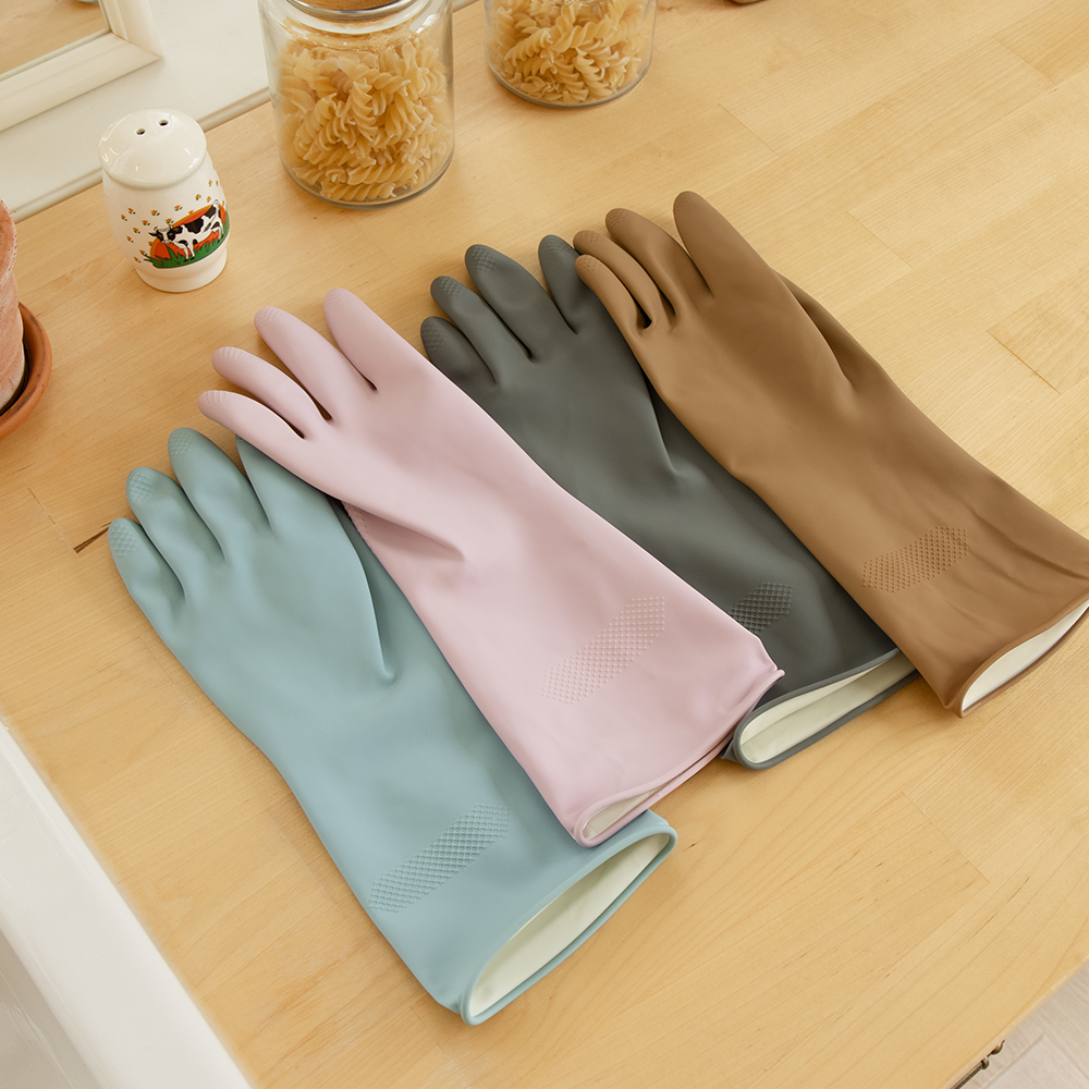 튼튼하고 실용적인 고무장갑 3+3팩, 컬러 믹스와 다양한 사이즈로 준비했어요!