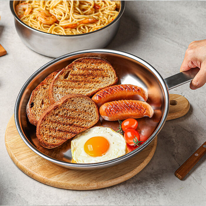 가정에서 딱! 무연마 스텐 궁중팬으로 요리의 품격 높이기