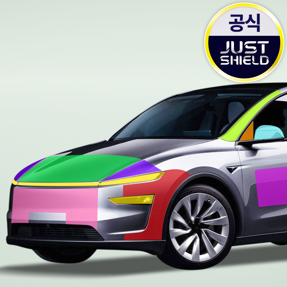 테슬라 모델Y에 딱 맞는 주니퍼 PPF필름, 헤드라이트와 데일라이트 부분만 따로 구매하는 방법