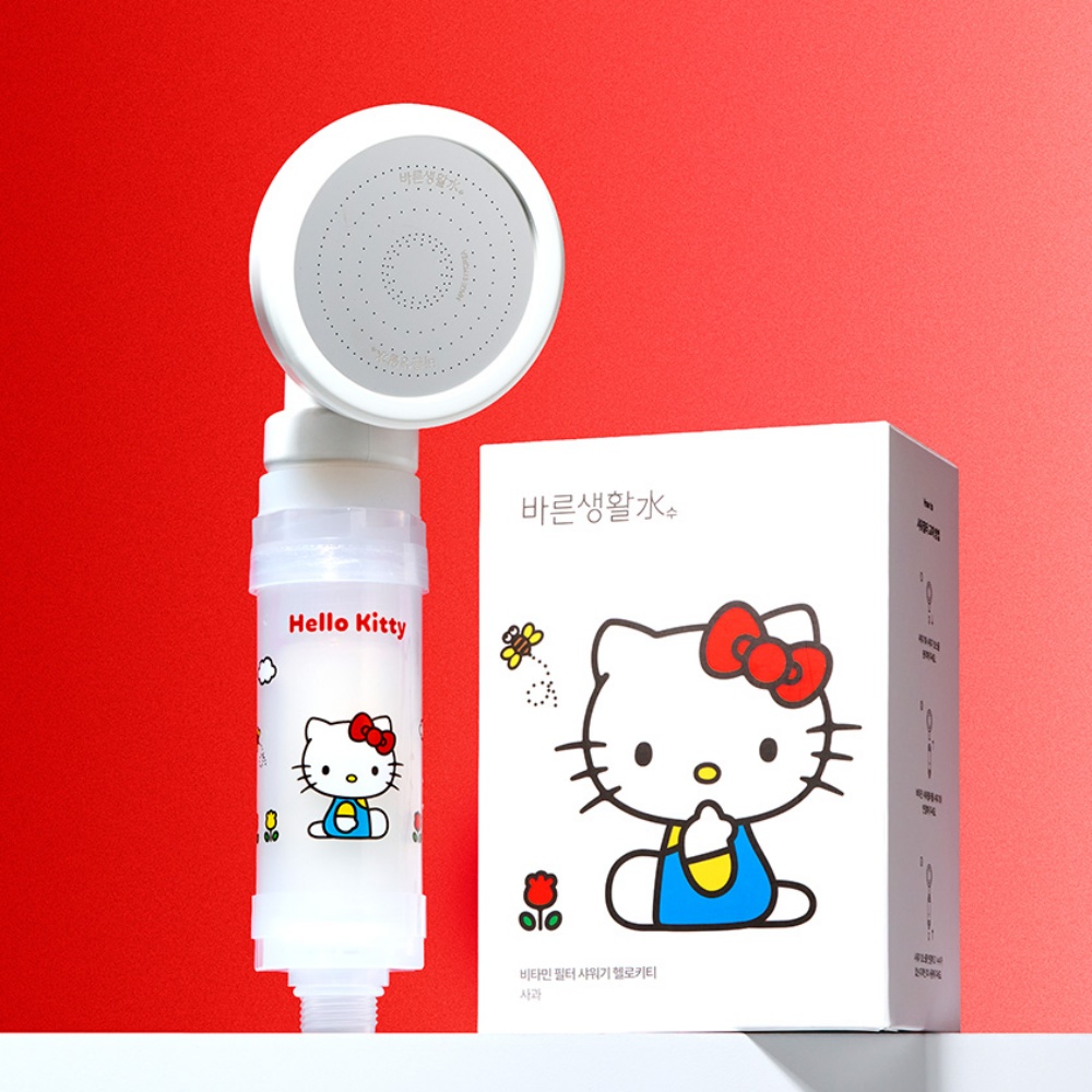 일상에서 쓰기 좋은 산리오 캐릭터 샤워기, 비타민 필터로 더 깨끗하게!