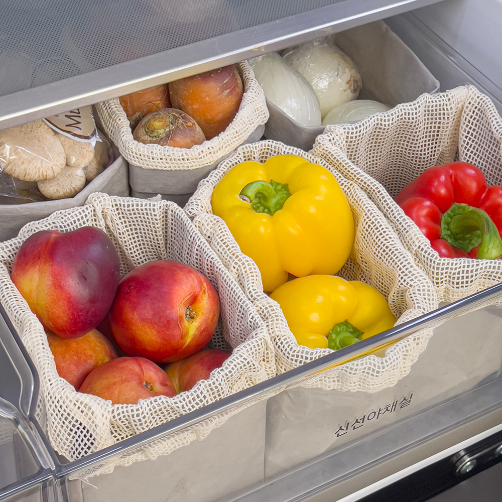 냉장고 정리의 핵심! 야채와 감자를 깔끔하게 보관하는 방법