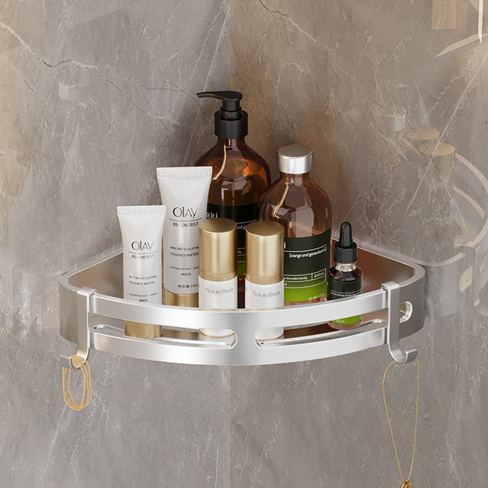 욕실 공간을 깔끔하게! 무타공 욕실선반으로 간편 정리하기