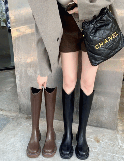 편하게 신기 좋은 제니 스타일 웨스턴 롱부츠 추천!