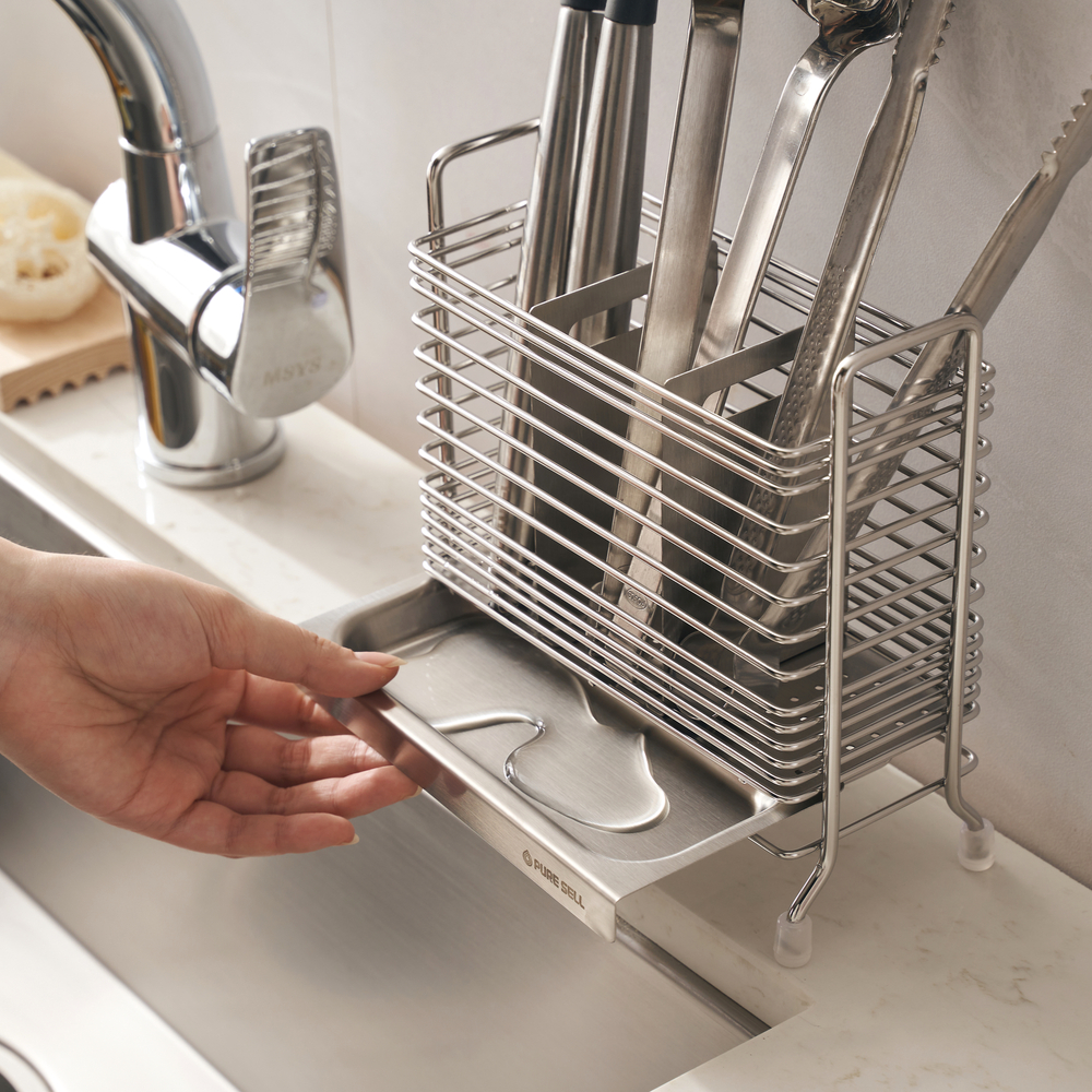 깔끔하고 실용적인 올스텐 수저통으로 주방 정리 끝내기!