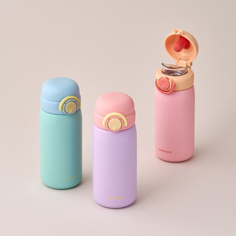 아이들이 좋아하는 귀여운 원터치 텀블러, 안전하고 편리하게 사용하세요!