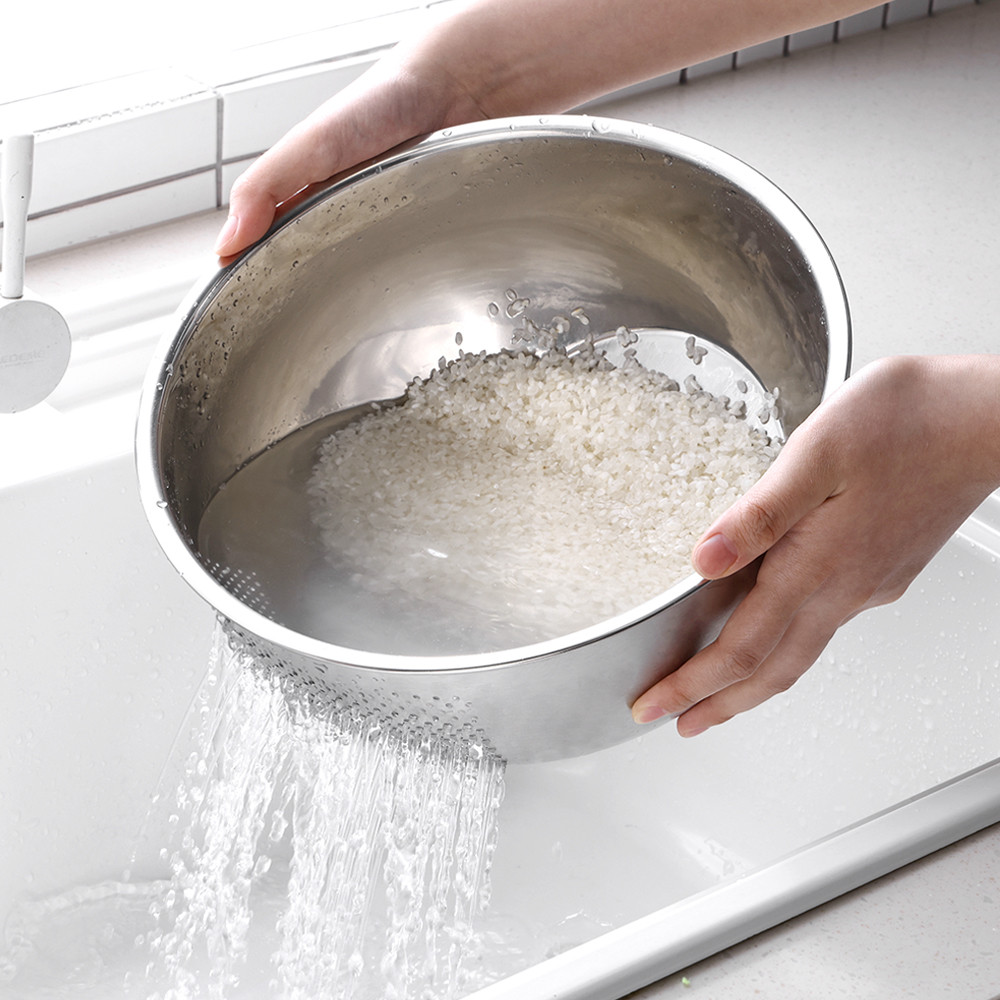스텐레스 쌀 씻는볼, 초음파로 깔끔하게 연마제 제거하는 방법