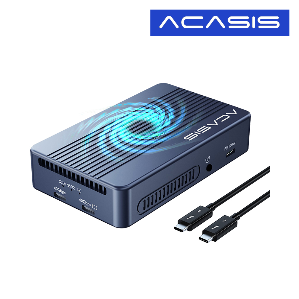 쉽고 빠르게 알아보는 USB4 NVMe SSD 외장 케이스, 아카시스 TBU-405PROMax