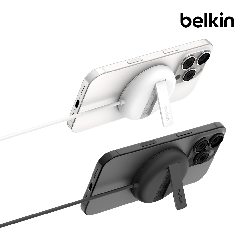 쉽고 빠른 무선 충전, 벨킨 Qi2 15W 마그네틱 스탠드로 편리하게 충전하세요!