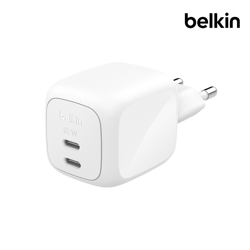 쉽고 빠른 충전! 벨킨 67W 듀얼 C타입 GaN 충전기 추천